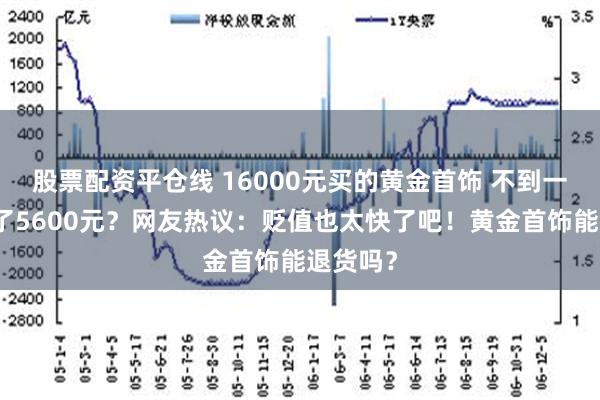 股票配资平仓线 16000元买的黄金首饰 不到一小时跌了5600元？网友热议：贬值也太快了吧！黄金首饰能退货吗？