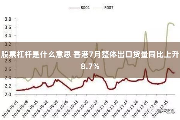 股票杠杆是什么意思 香港7月整体出口货量同比上升8.7%